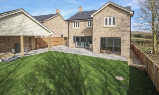Architect designed home and landscaped garden at Kirtling Road