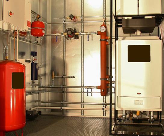 Commercial Blades boiler installation