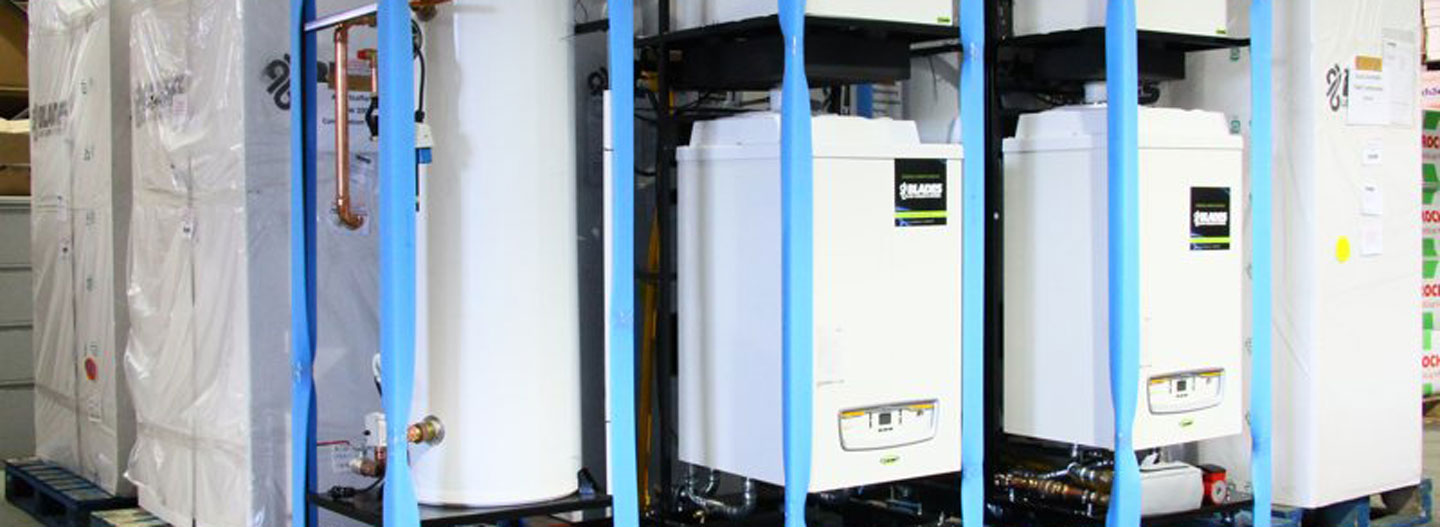 Blades commercial boiler installation