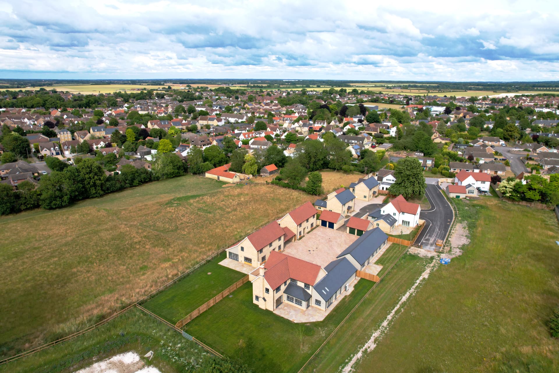 Completed Low Road Burwell housing development